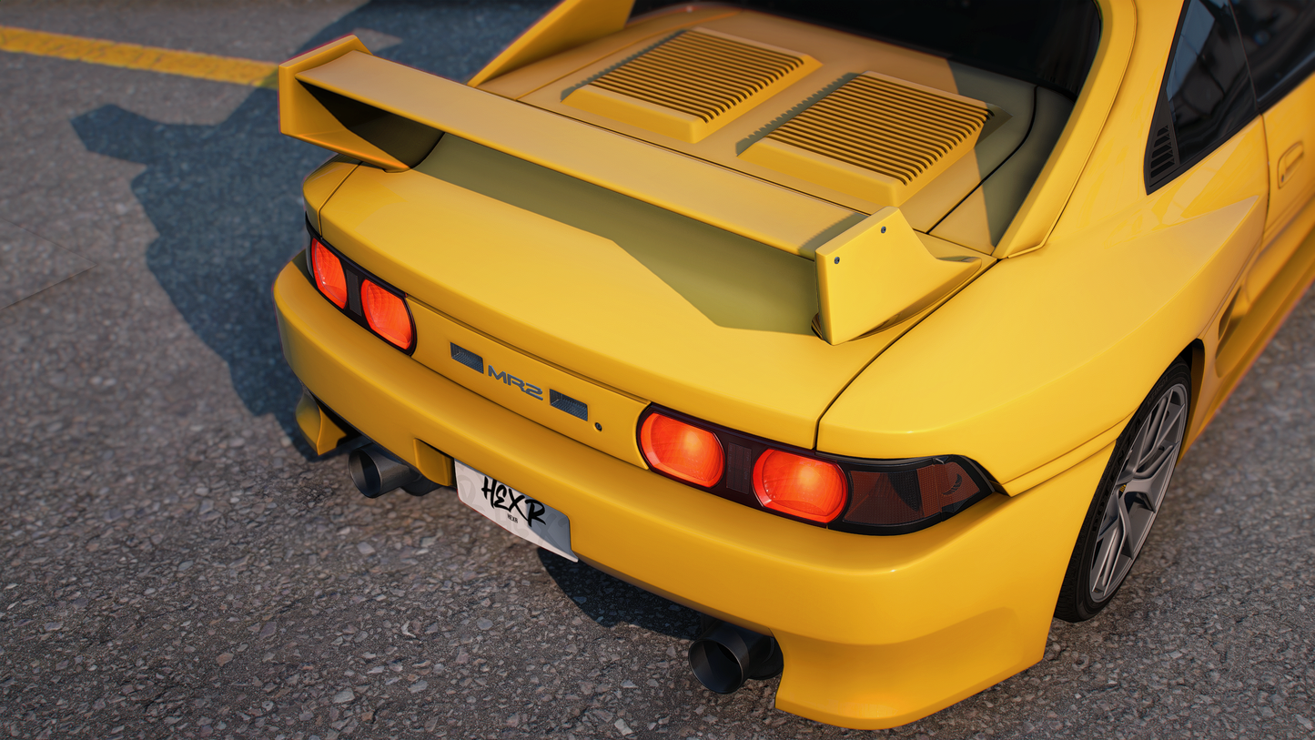 Toyota MR-2 GT-S SW20 - GTA 5 & FiveM Car Mod | 130+ Tuning parts