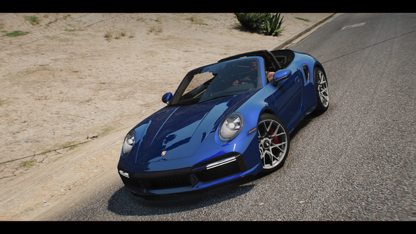 Porsche 911 (992) Turbo S Convertible 2023 - GTA 5 & FiveM Car Mod | 120+ Tuning parts