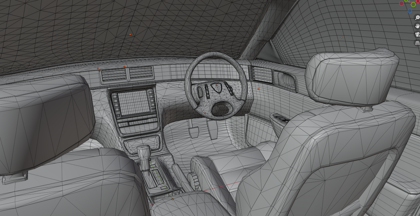 Mazda Eunos Cosmo 1990 3D Model + Tuning
