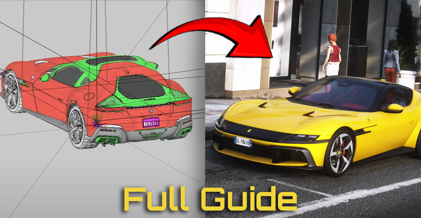 Full Guide: Create a high quality GTA V Mod from a CSR2 3D model