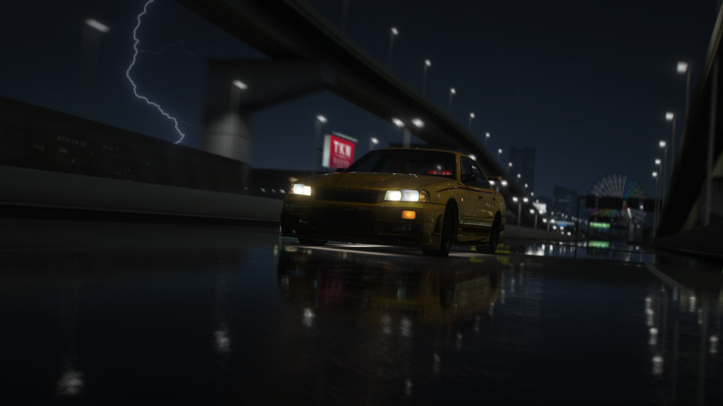 Nissan Skyline ER34 Sedan - GTA 5 & FiveM Car Mod | 200+ Tuning parts