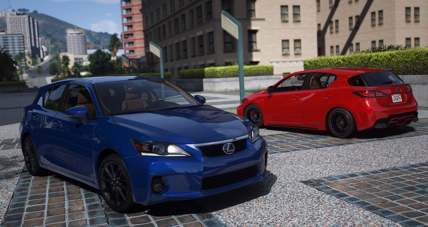 Lexus CT200h 2012 [20+ Tuning / Add-On / Debadged / FiveM / LODS / Replace]