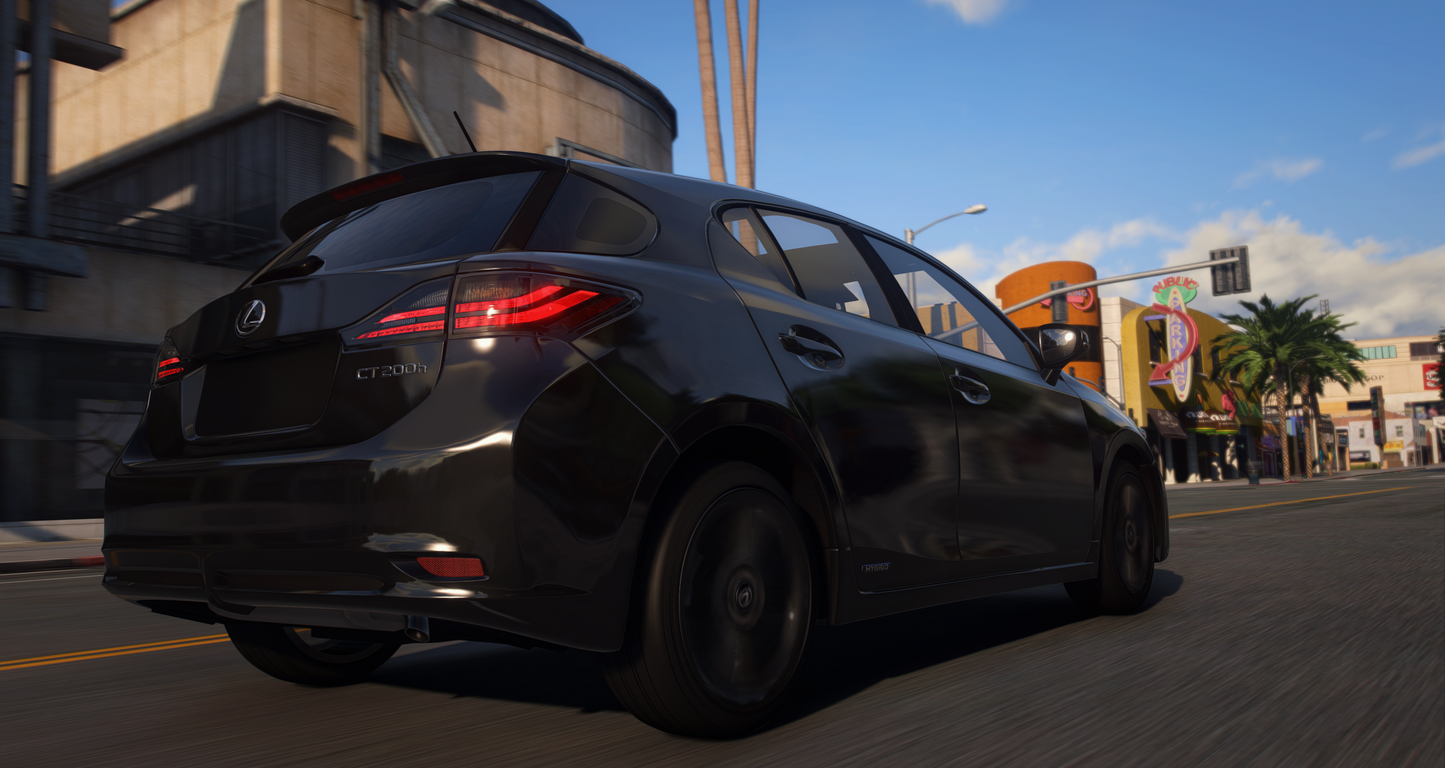 Lexus CT200h 2012 [20+ Tuning / Add-On / Debadged / FiveM / LODS / Replace]