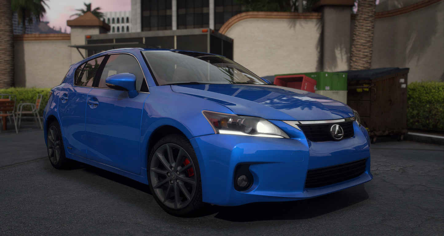 Lexus CT200h 2012 [20+ Tuning / Add-On / Debadged / FiveM / LODS / Replace]