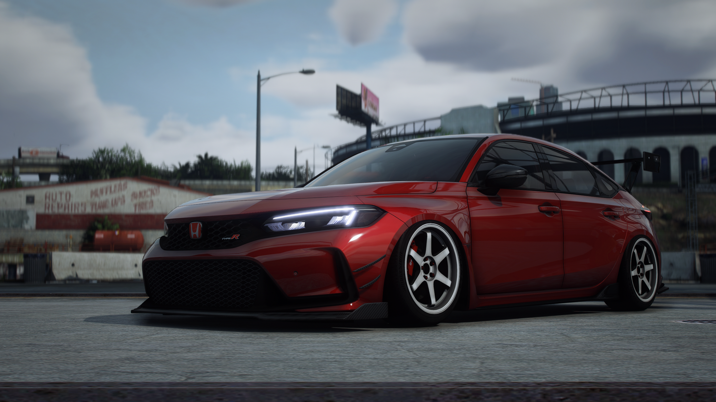 Honda Civic Type-R FL5 2023 [60+ Tuning / Liveries / Add-On / Debadged / FiveM / LODS / Replace]