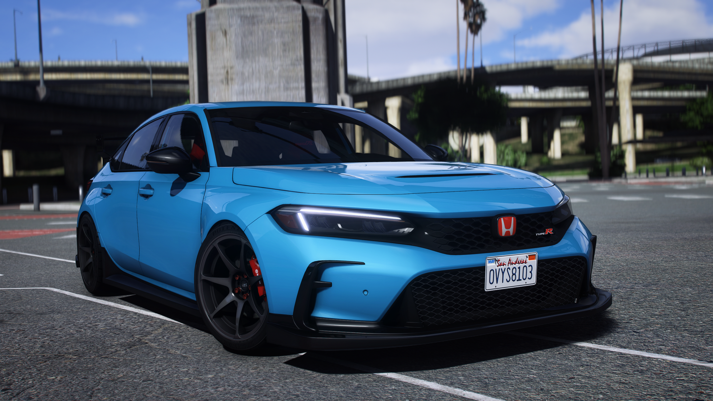 Honda Civic Type-R FL5 2023 [60+ Tuning / Liveries / Add-On / Debadged / FiveM / LODS / Replace]