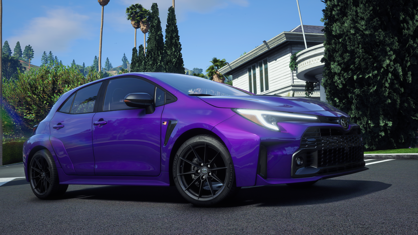Toyota Corolla GR 2024 [60+ Tuning / Liveries / Add-On / Debadged / FiveM / LODS / Replace]