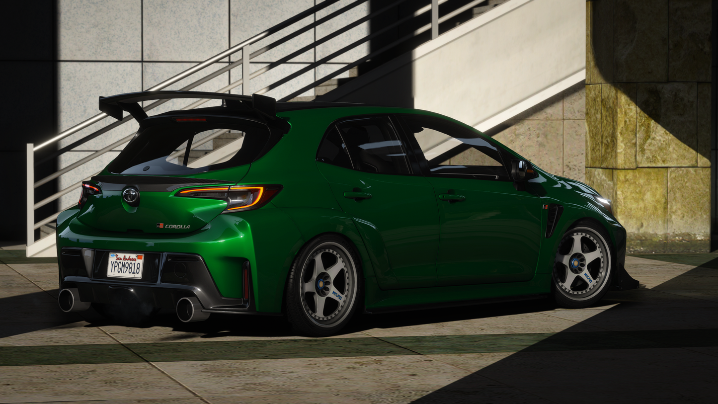 Toyota Corolla GR 2024 [60+ Tuning / Liveries / Add-On / Debadged / FiveM / LODS / Replace]