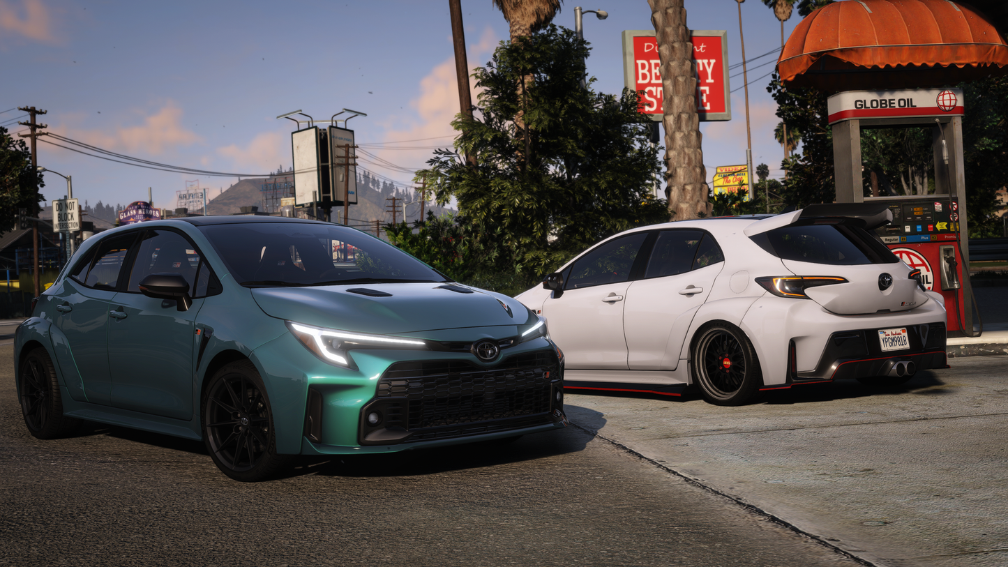 Toyota Corolla GR 2024 [60+ Tuning / Liveries / Add-On / Debadged / FiveM / LODS / Replace]