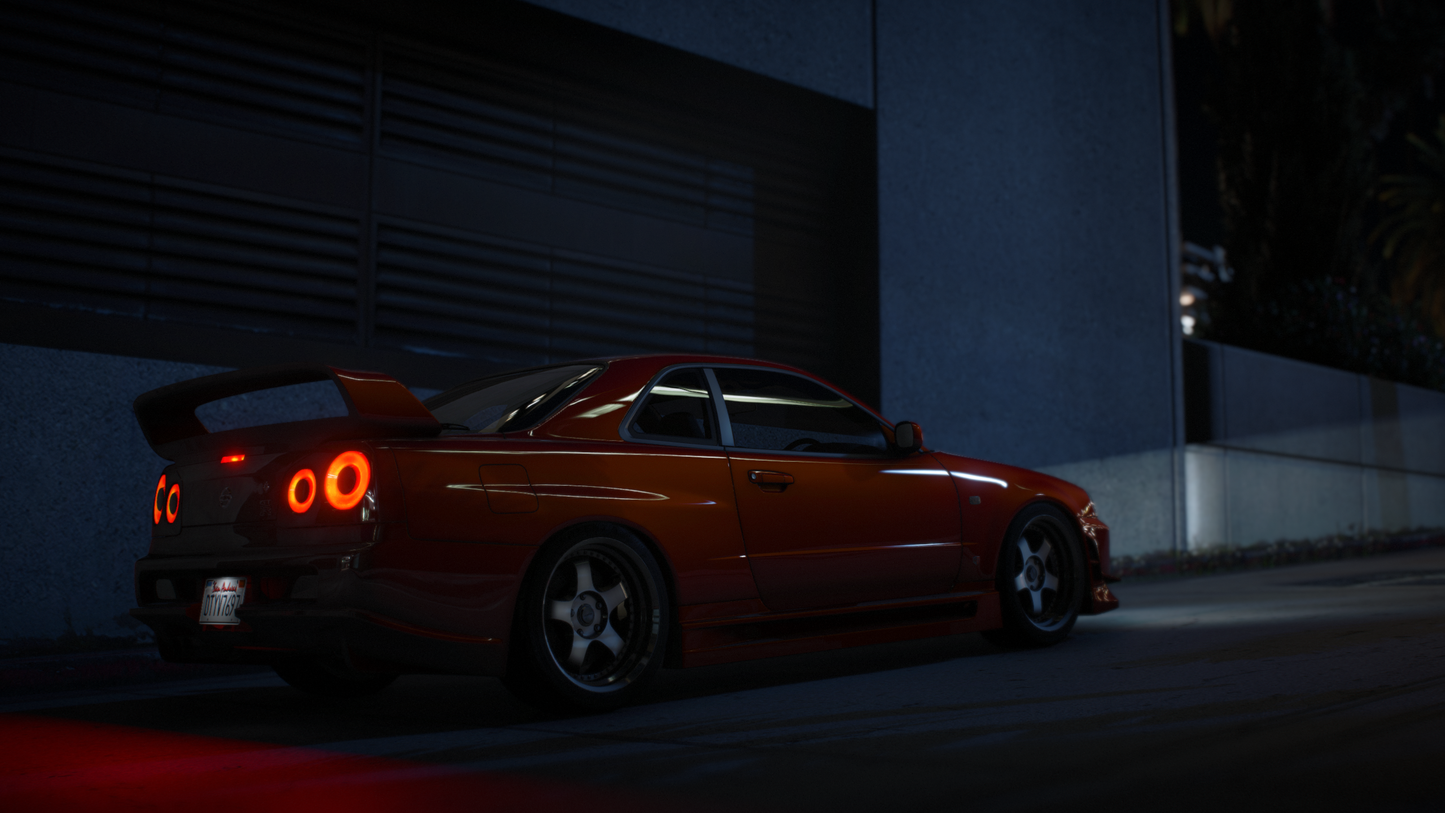 Nissan Skyline GT-R + GT-T R34 Pack [360+ Tuning / 40+ Liveries / Add-On / Debadged / FiveM / LODS]