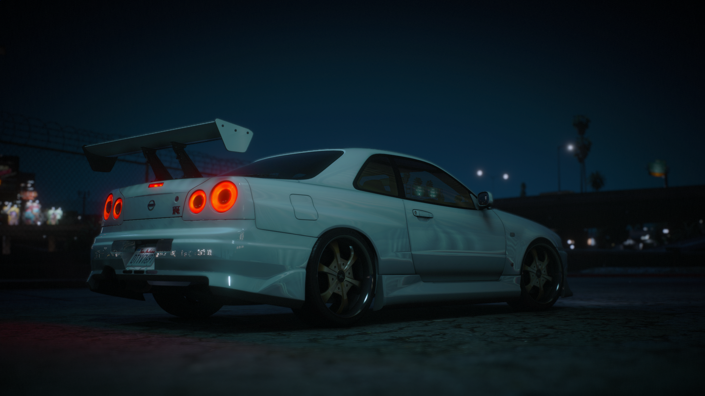Nissan Skyline GT-R + GT-T R34 Pack [360+ Tuning / 40+ Liveries / Add-On / Debadged / FiveM / LODS]