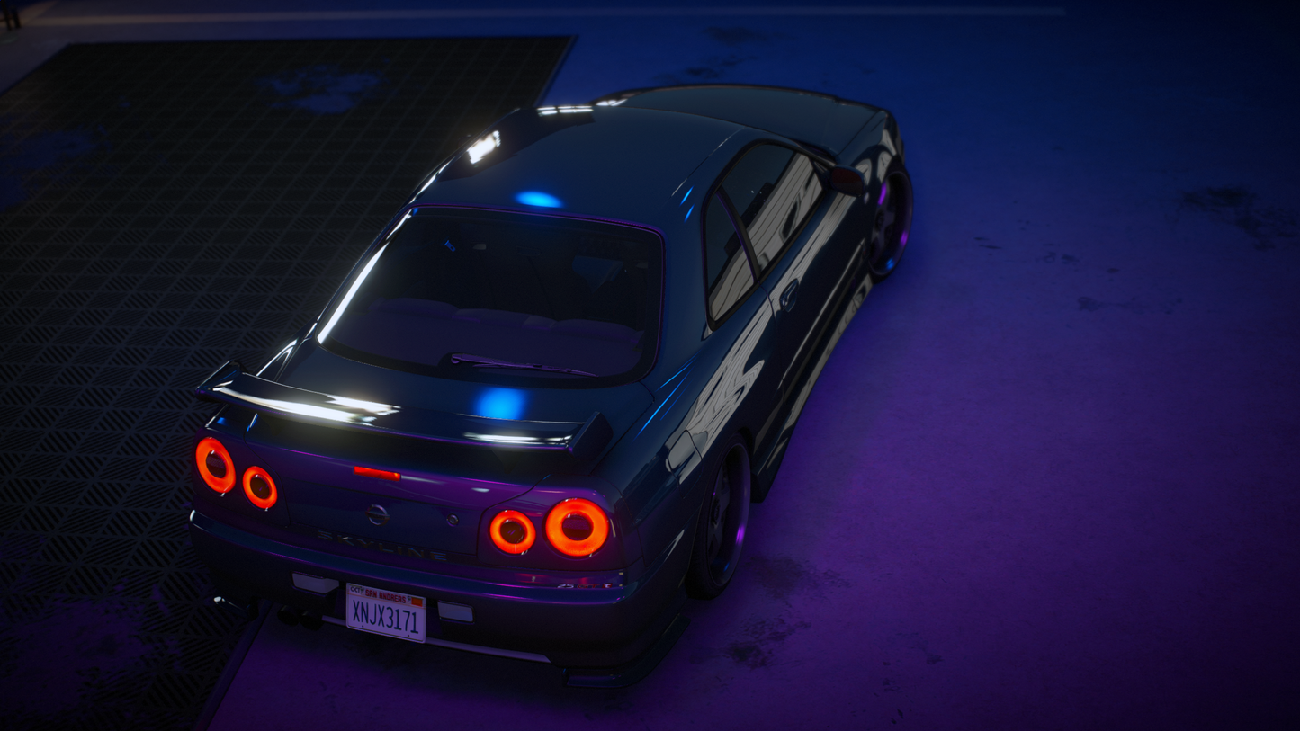 Nissan Skyline GT-R + GT-T R34 Pack [360+ Tuning / 40+ Liveries / Add-On / Debadged / FiveM / LODS]