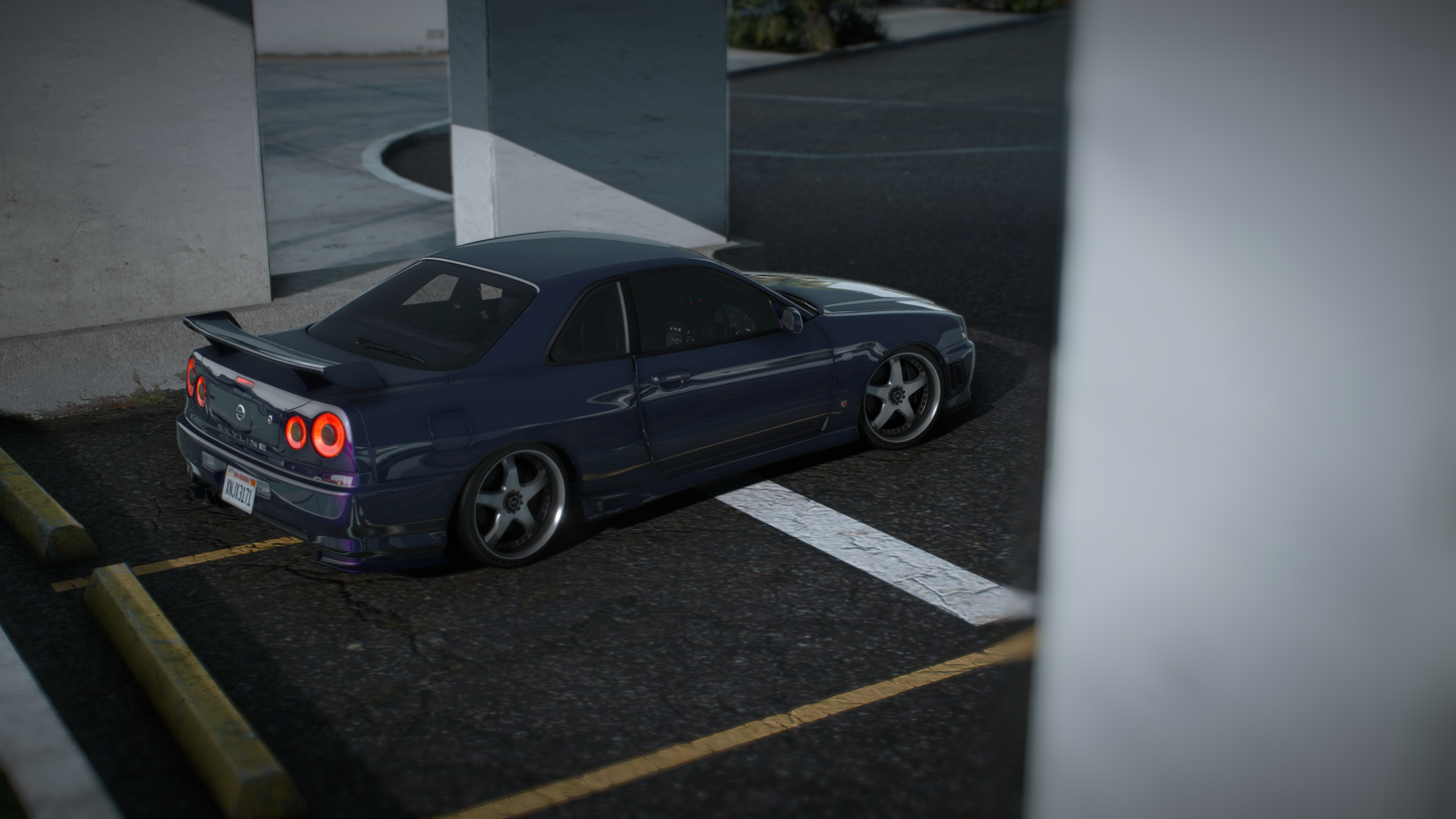 Nissan Skyline GT-R + GT-T R34 Pack [360+ Tuning / 40+ Liveries / Add-On / Debadged / FiveM / LODS]