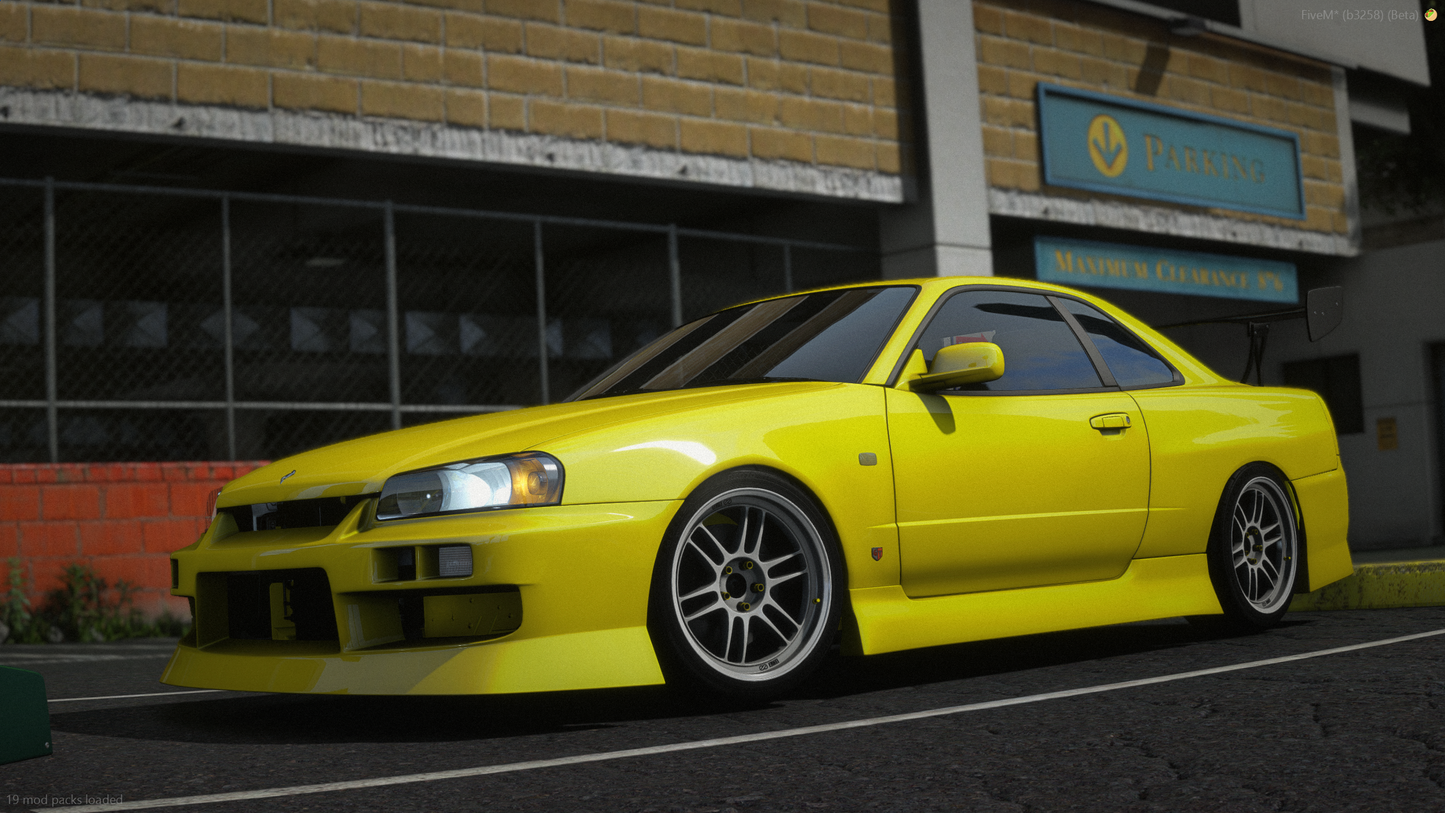 Nissan Skyline GT-R + GT-T R34 Pack [360+ Tuning / 40+ Liveries / Add-On / Debadged / FiveM / LODS]