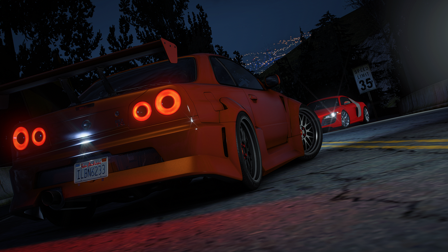 Nissan Skyline GT-R + GT-T R34 Pack [360+ Tuning / 40+ Liveries / Add-On / Debadged / FiveM / LODS]