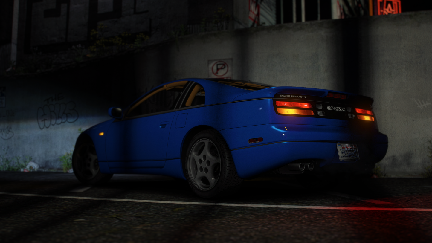 Nissan 300zx Twin Turbo Z32 [140+ Tuning / 15+ Liveries / Add-On / Debadged / FiveM / LODS]