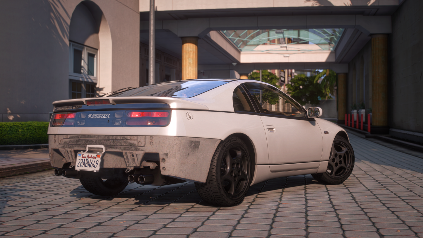 Nissan 300zx Twin Turbo Z32 [140+ Tuning / 15+ Liveries / Add-On / Debadged / FiveM / LODS]