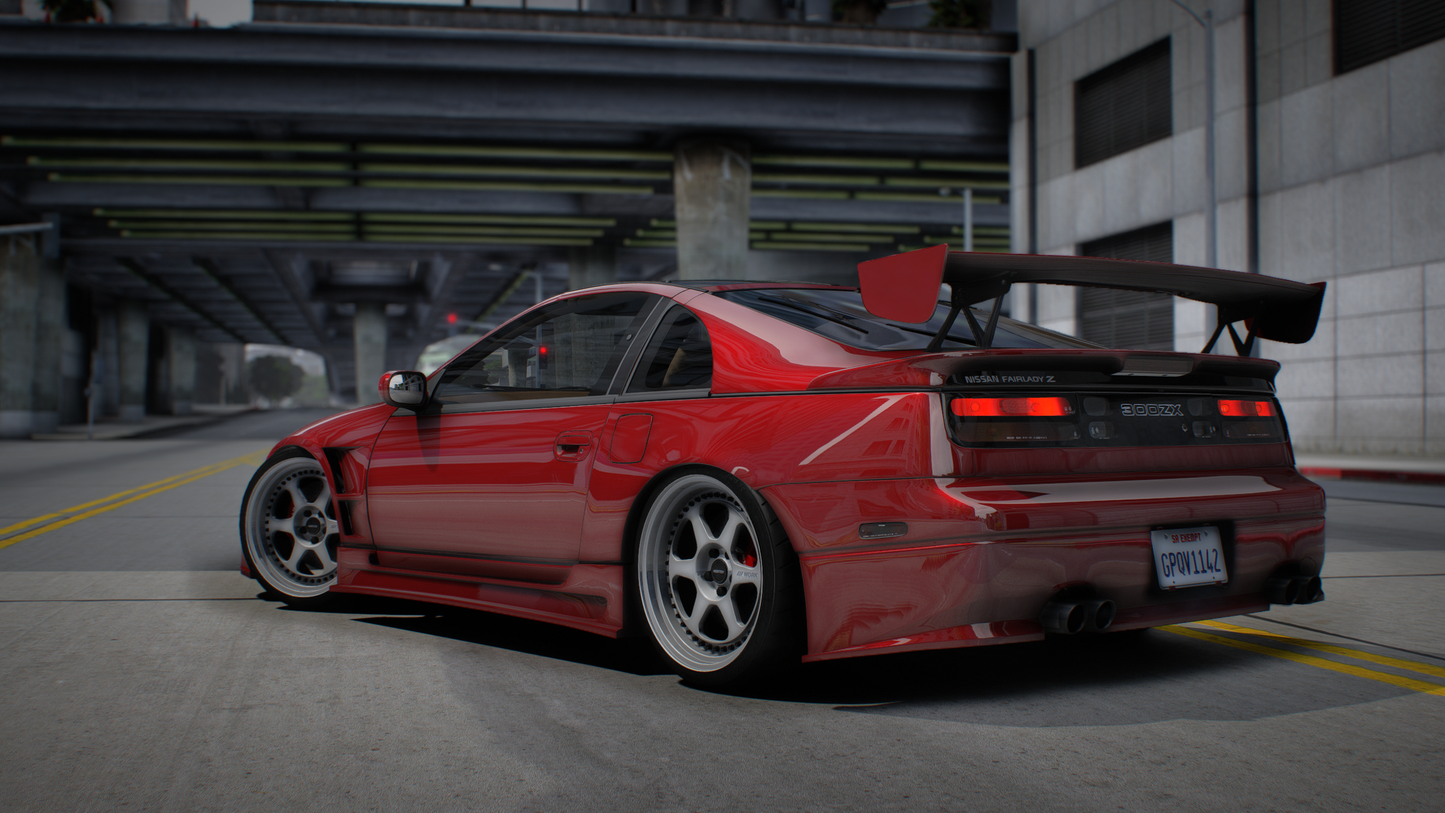 Nissan 300zx Twin Turbo Z32 [140+ Tuning / 15+ Liveries / Add-On / Debadged / FiveM / LODS]