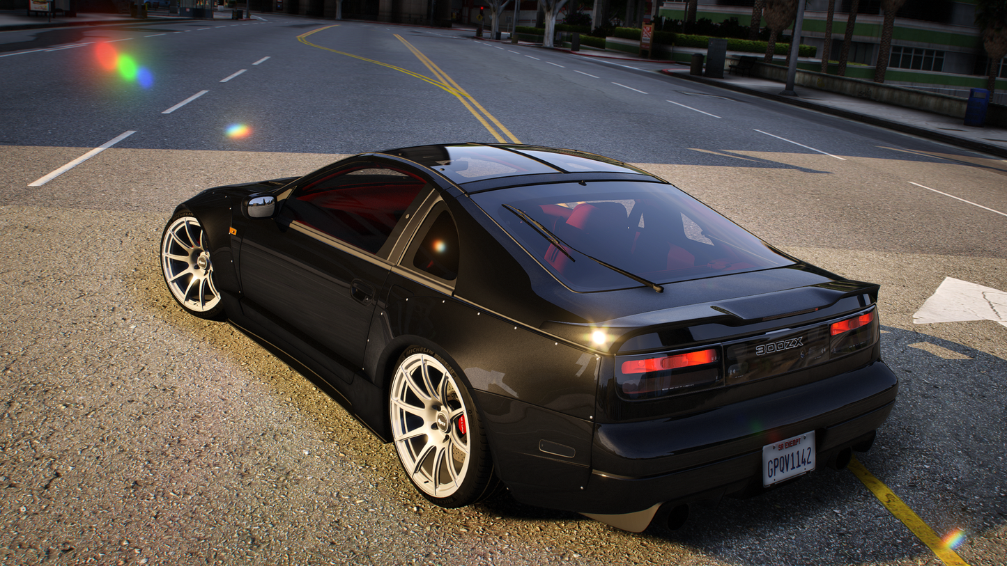 Nissan 300zx Twin Turbo Z32 [140+ Tuning / 15+ Liveries / Add-On / Debadged / FiveM / LODS]