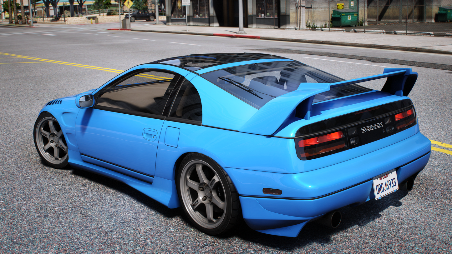 Nissan 300zx Twin Turbo Z32 [140+ Tuning / 15+ Liveries / Add-On / Debadged / FiveM / LODS]