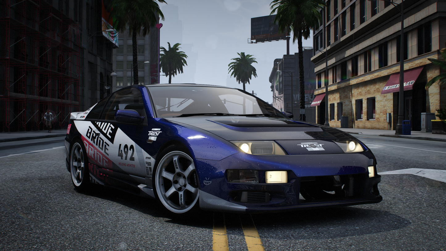 Nissan 300zx Twin Turbo Z32 [140+ Tuning / 15+ Liveries / Add-On / Debadged / FiveM / LODS]