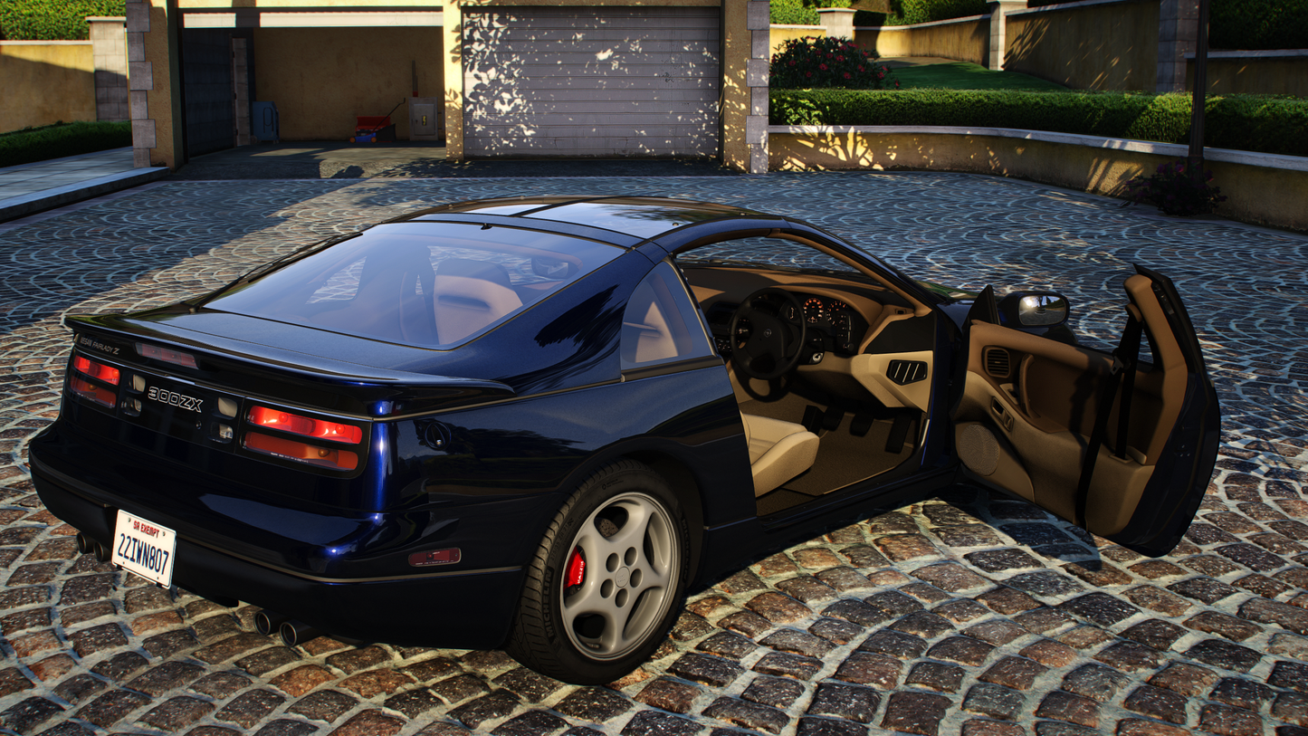 Nissan 300zx Twin Turbo Z32 [140+ Tuning / 15+ Liveries / Add-On / Debadged / FiveM / LODS]