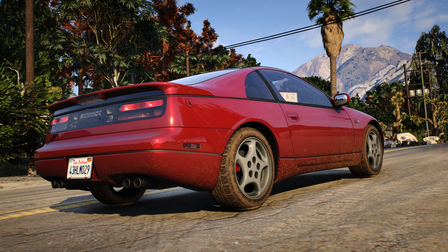Nissan 300zx Twin Turbo Z32 [140+ Tuning / 15+ Liveries / Add-On / Debadged / FiveM / LODS]