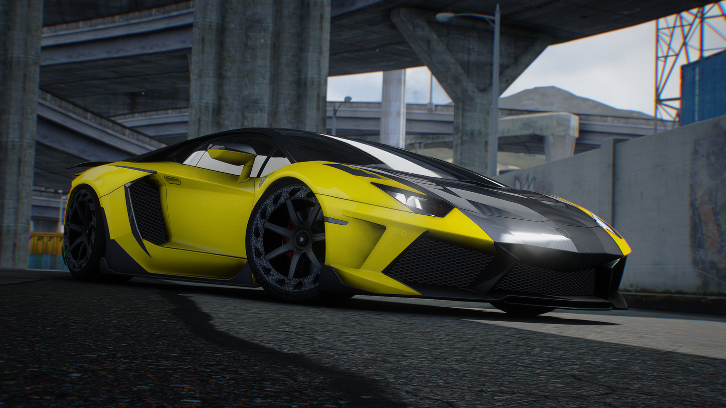 Lamborghini Aventador LP700-4 2012 - GTA 5 & FiveM Car Mod | 170+ Tuning parts