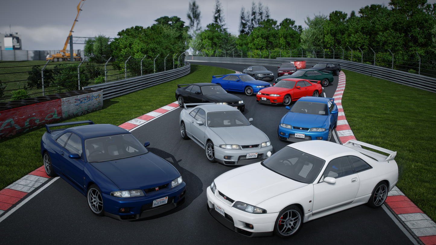 Nissan Skyline R33 GT-R + GTS-T Pack - GTA 5 & FiveM Car Mod | 200+ Tuning parts