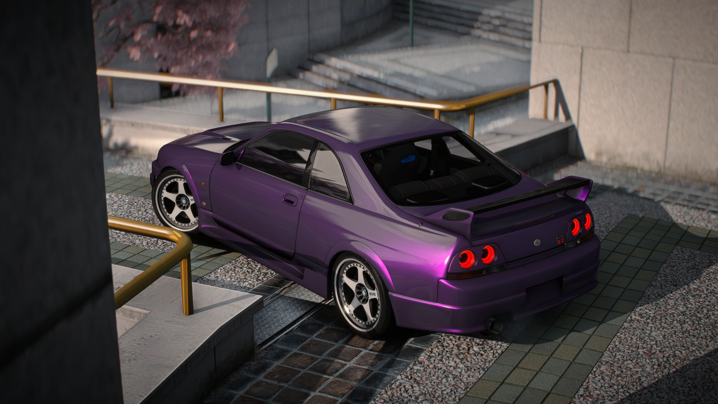 Nissan Skyline R33 GT-R + GTS-T Pack - GTA 5 & FiveM Car Mod | 200+ Tuning parts