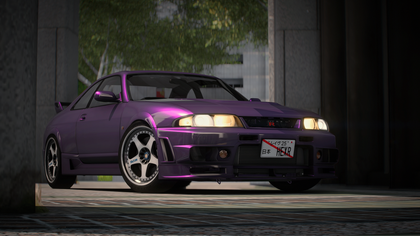 Nissan Skyline R33 GT-R + GTS-T Pack - GTA 5 & FiveM Car Mod | 200+ Tuning parts