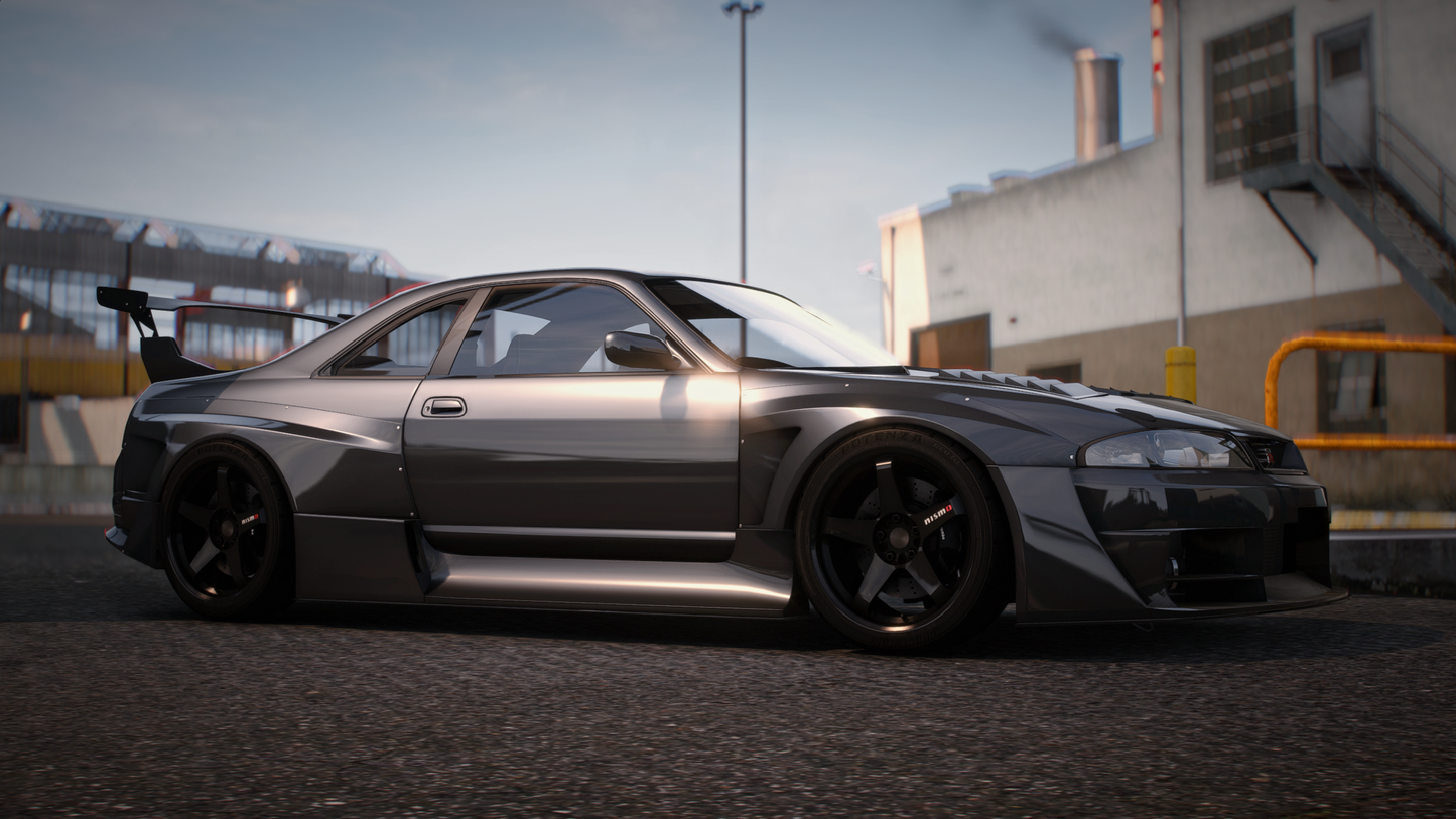 Nissan Skyline R33 GT-R + GTS-T Pack - GTA 5 & FiveM Car Mod | 200+ Tuning parts