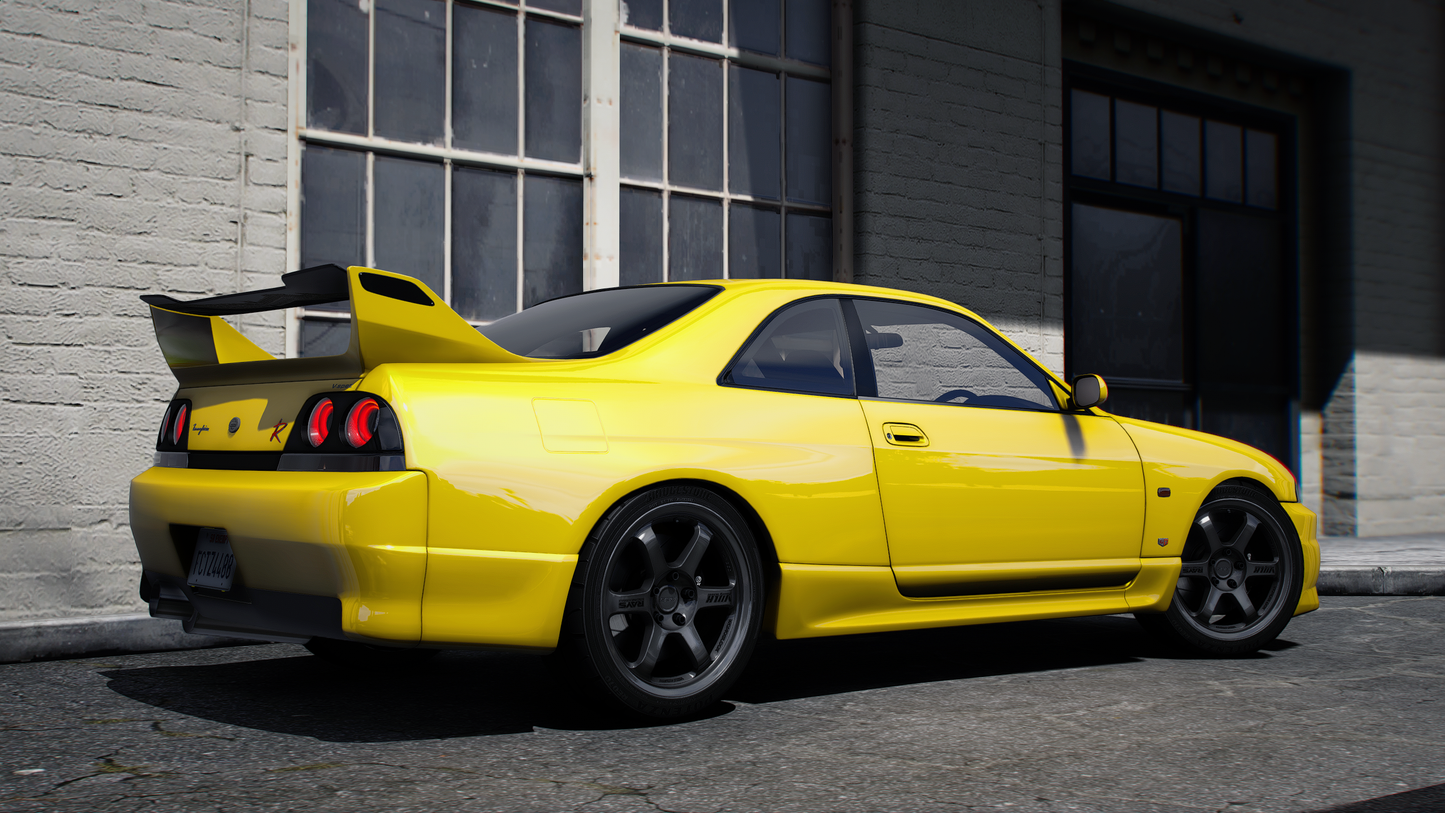 Nissan Skyline R33 GT-R + GTS-T Pack - GTA 5 & FiveM Car Mod | 200+ Tuning parts