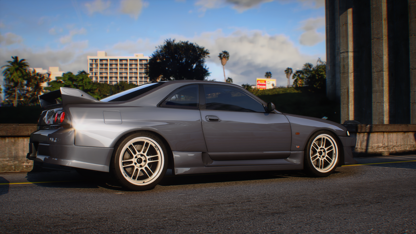 Nissan Skyline R33 GT-R + GTS-T Pack - GTA 5 & FiveM Car Mod | 200+ Tuning parts