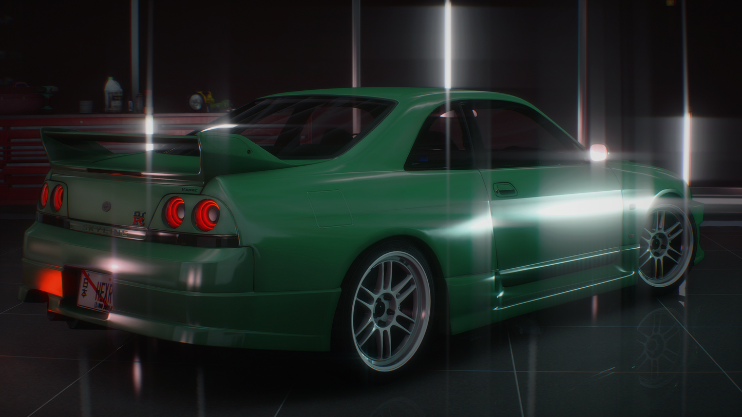 Nissan Skyline R33 GT-R + GTS-T Pack - GTA 5 & FiveM Car Mod | 200+ Tuning parts