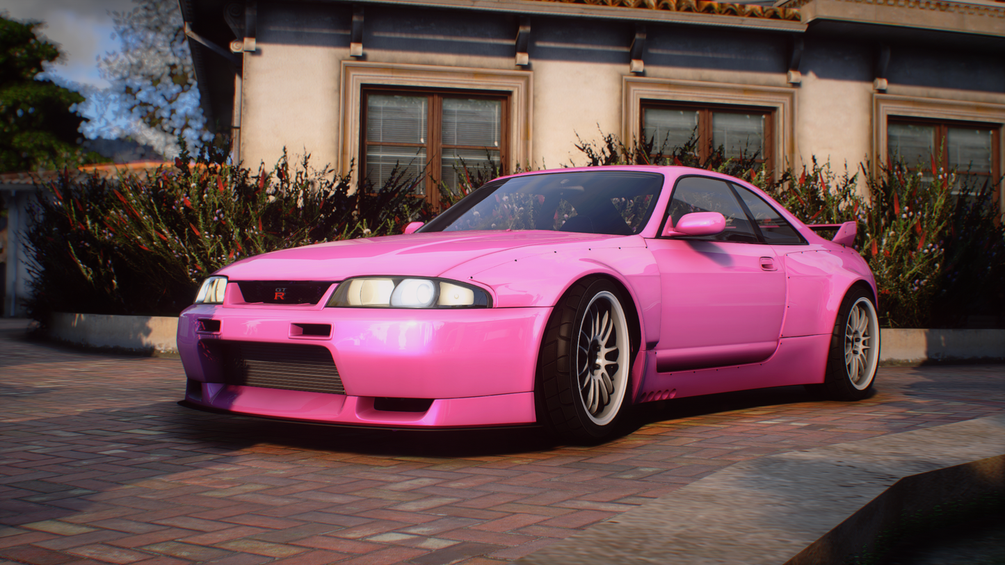 Nissan Skyline R33 GT-R + GTS-T Pack - GTA 5 & FiveM Car Mod | 200+ Tuning parts