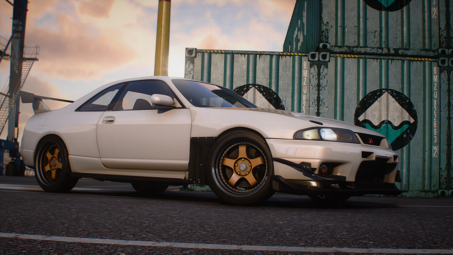 Nissan Skyline R33 GT-R + GTS-T Pack - GTA 5 & FiveM Car Mod | 200+ Tuning parts