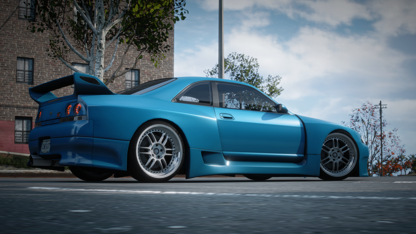 Nissan Skyline R33 GT-R + GTS-T Pack - GTA 5 & FiveM Car Mod | 200+ Tuning parts