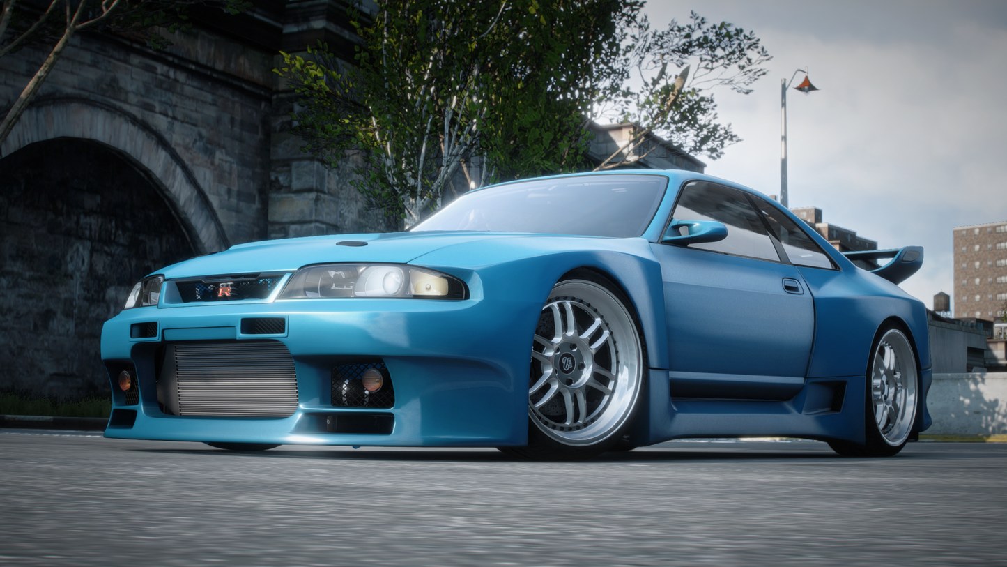 Nissan Skyline R33 GT-R + GTS-T Pack - GTA 5 & FiveM Car Mod | 200+ Tuning parts