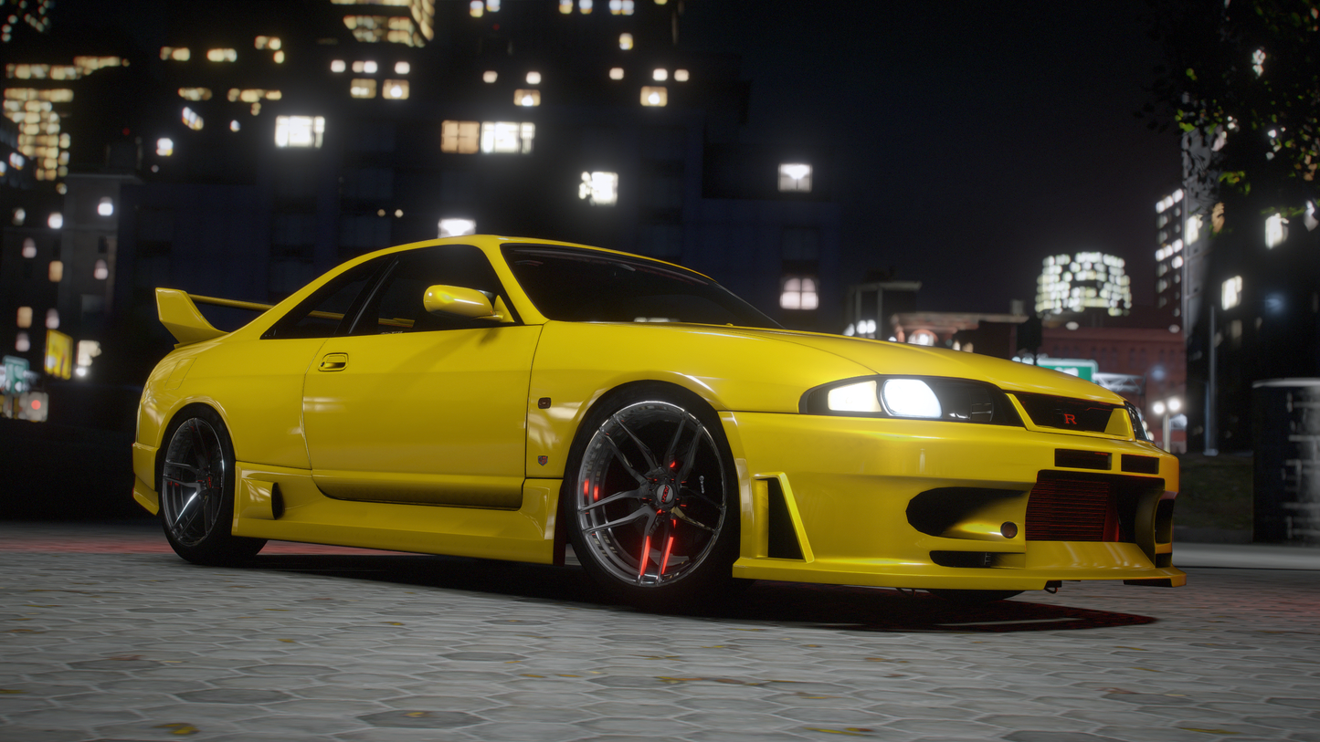 Nissan Skyline R33 GT-R + GTS-T Pack - GTA 5 & FiveM Car Mod | 200+ Tuning parts