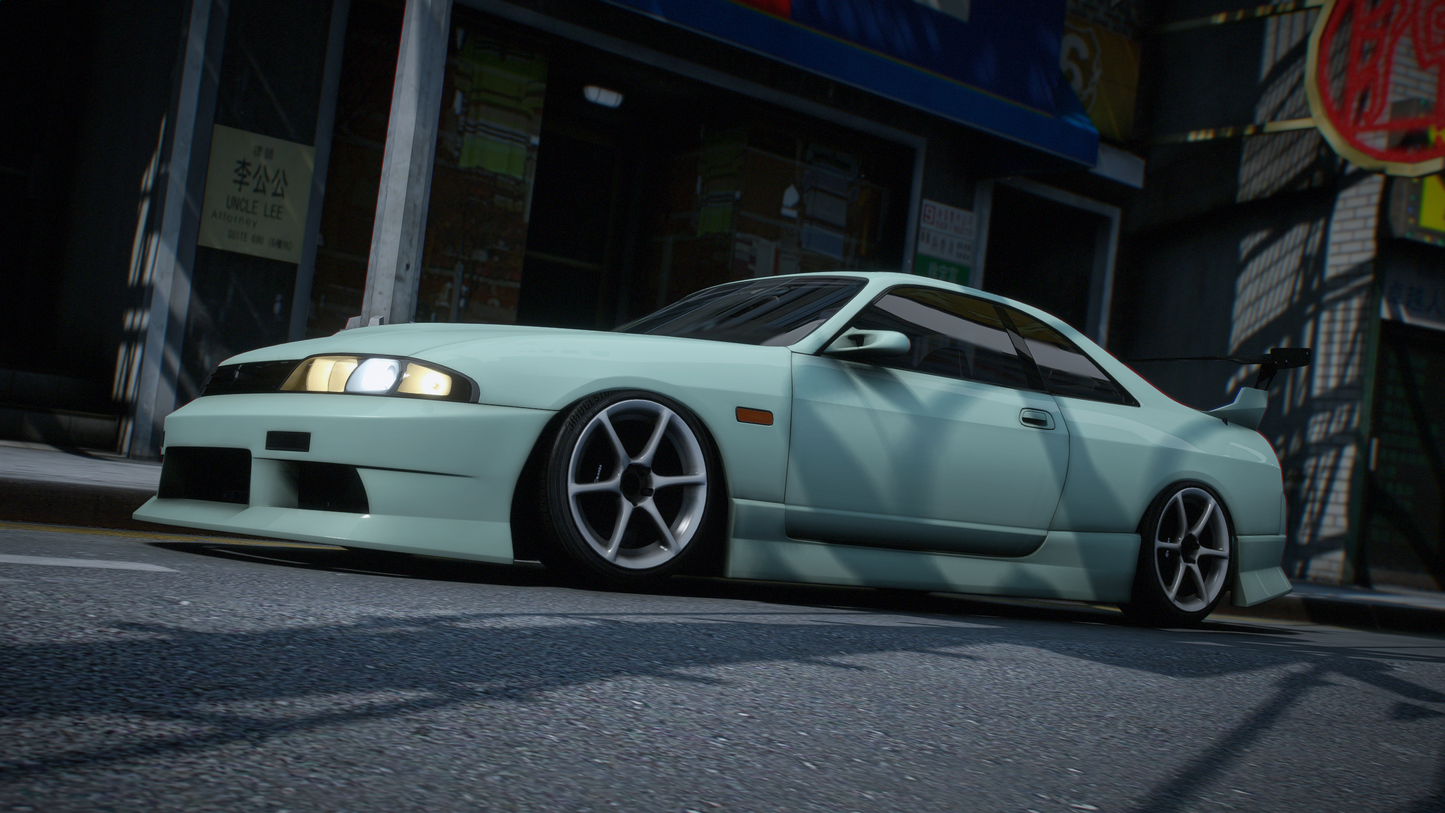 Nissan Skyline R33 GT-R + GTS-T Pack - GTA 5 & FiveM Car Mod | 200+ Tuning parts