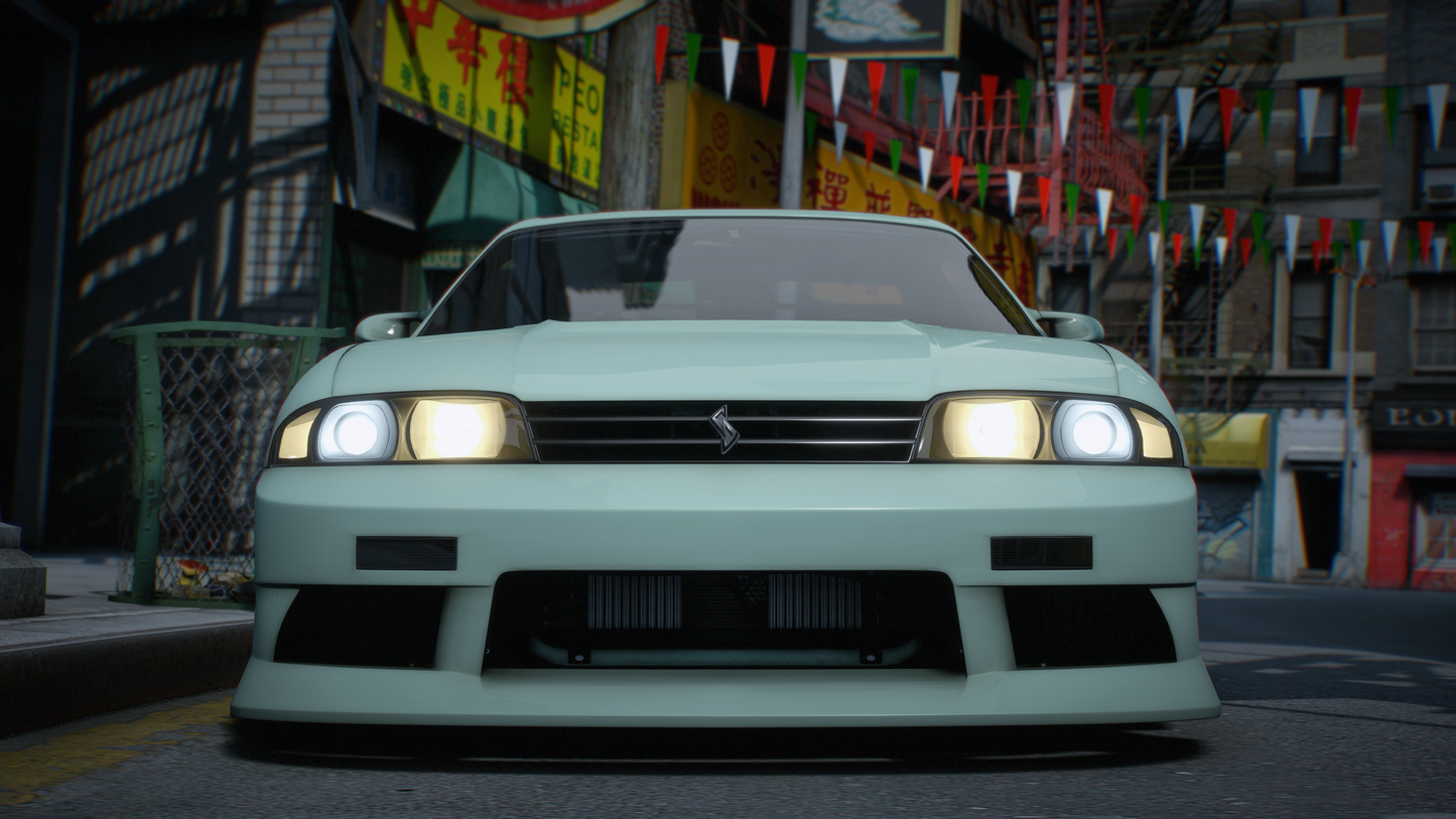 Nissan Skyline R33 GT-R + GTS-T Pack - GTA 5 & FiveM Car Mod | 200+ Tuning parts