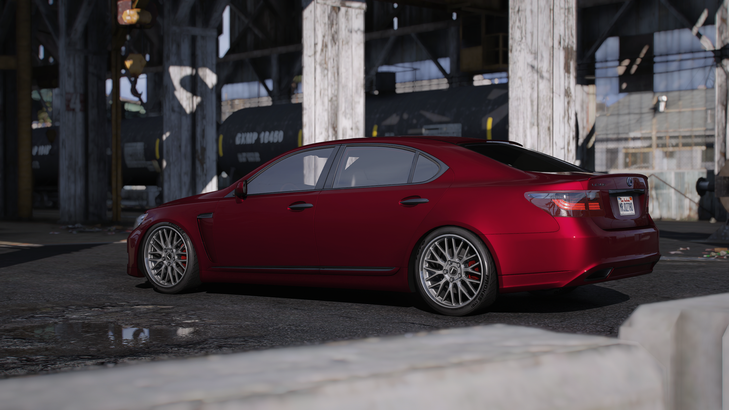 Lexus LS600h 2007 - GTA 5 & FiveM Car Mod | 80+ Tuning parts