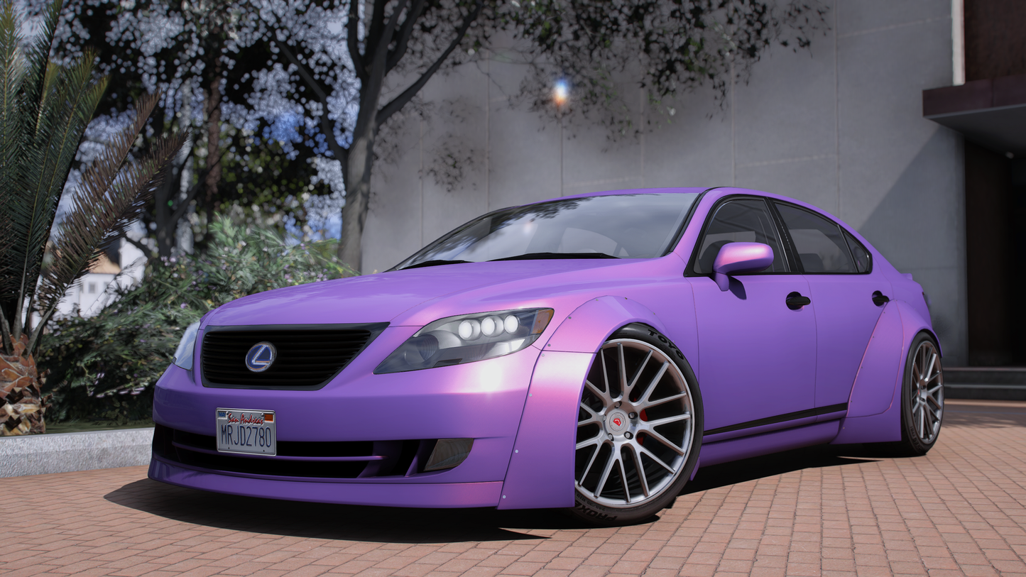 Lexus LS600h 2007 - GTA 5 & FiveM Car Mod | 80+ Tuning parts