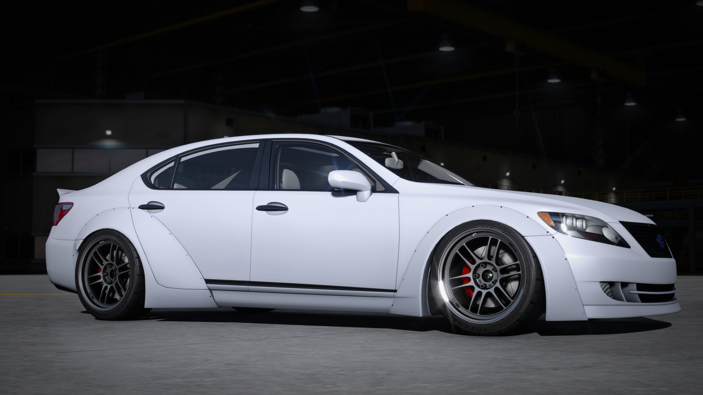 Lexus LS600h 2007 - GTA 5 & FiveM Car Mod | 80+ Tuning parts