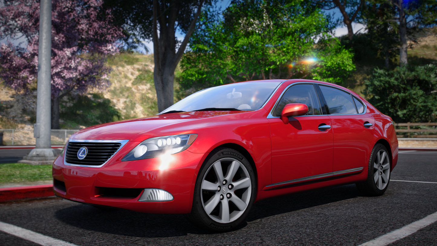 Lexus LS600h 2007 - GTA 5 & FiveM Car Mod | 80+ Tuning parts
