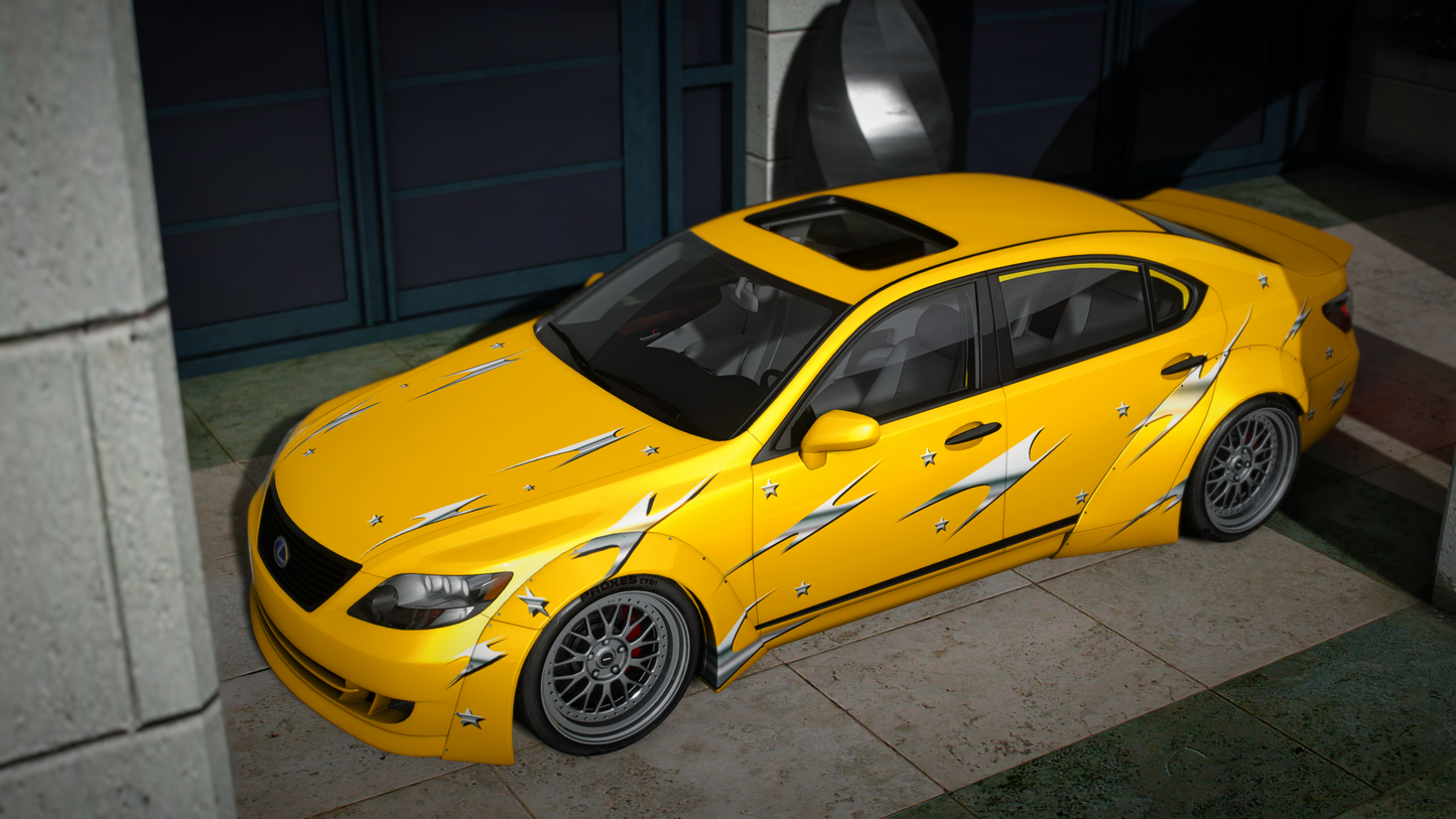 Lexus LS600h 2007 - GTA 5 & FiveM Car Mod | 80+ Tuning parts
