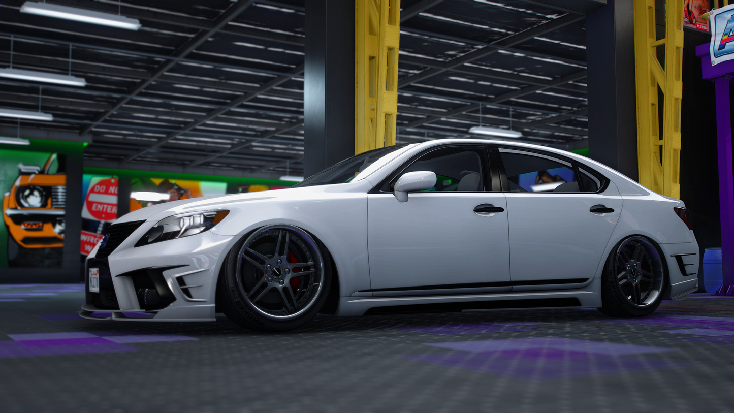 Lexus LS600h 2007 - GTA 5 & FiveM Car Mod | 80+ Tuning parts