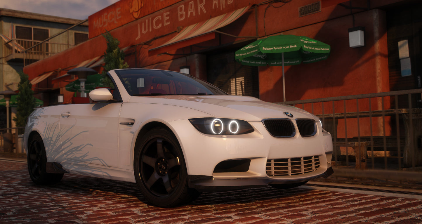 BMW M3 Convertible e93 2007 [240+ Tuning / Animated Roof / Add-On / Debadged / FiveM / LODS / Replace]