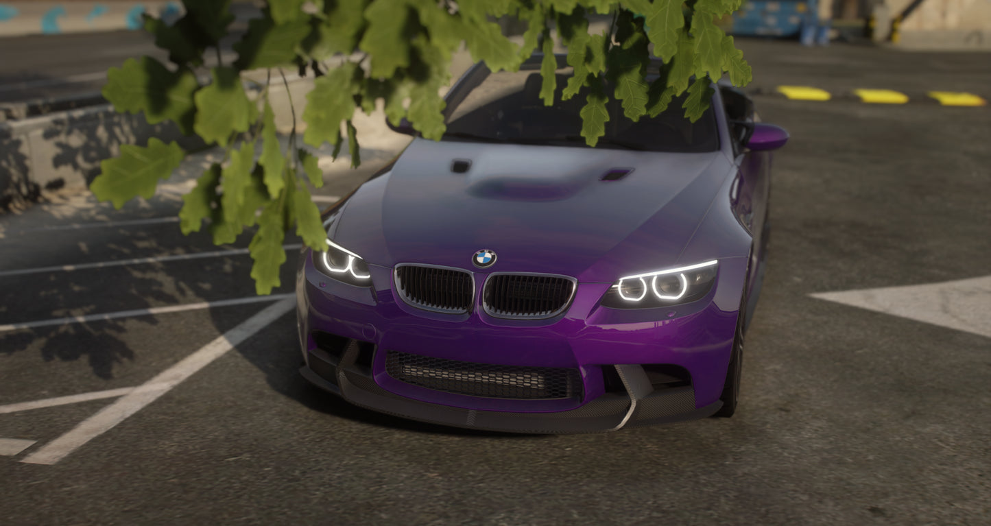 BMW M3 Convertible e93 2007 [240+ Tuning / Animated Roof / Add-On / Debadged / FiveM / LODS / Replace]
